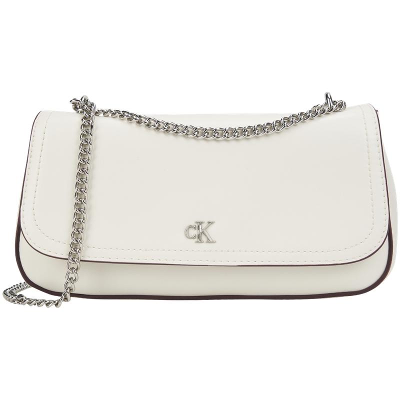 

Calvin Klein Elegant Commuter Letter Logo Synthetic Material Shoulder Crossbody Bag Small Women Bags Lily-White 4F3172G-FUP Basic Set (Bag)