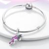 Unicorn Rainbow Pendant Charms Silver Color Fit Original Brand Bracelet Bangle DIY for Jewelry Making