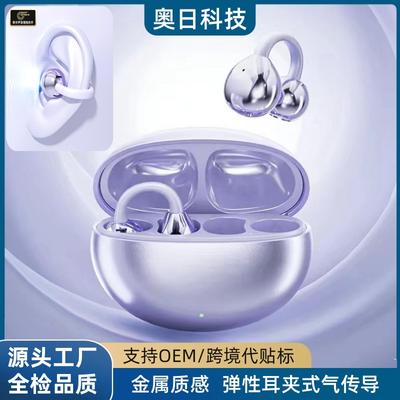 Intelligent Real-time Translation Bluetooth Headset Ear Clip Type Non-in-ear Open Bluetooth Headset