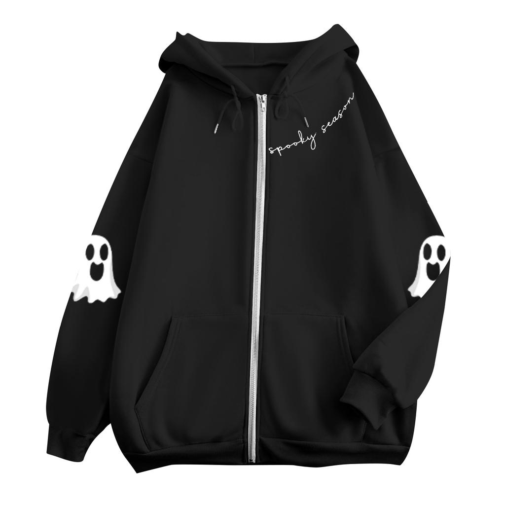 Women's Fashion Casual Long Sleeve Solid Color Hooded Sweatshirt Tops