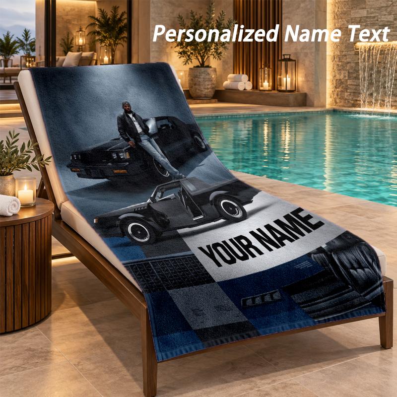 Kendrick Lamar Custom Name Beach Towel Large Soft Towel for Indoor Bathroom Outdoor Beach