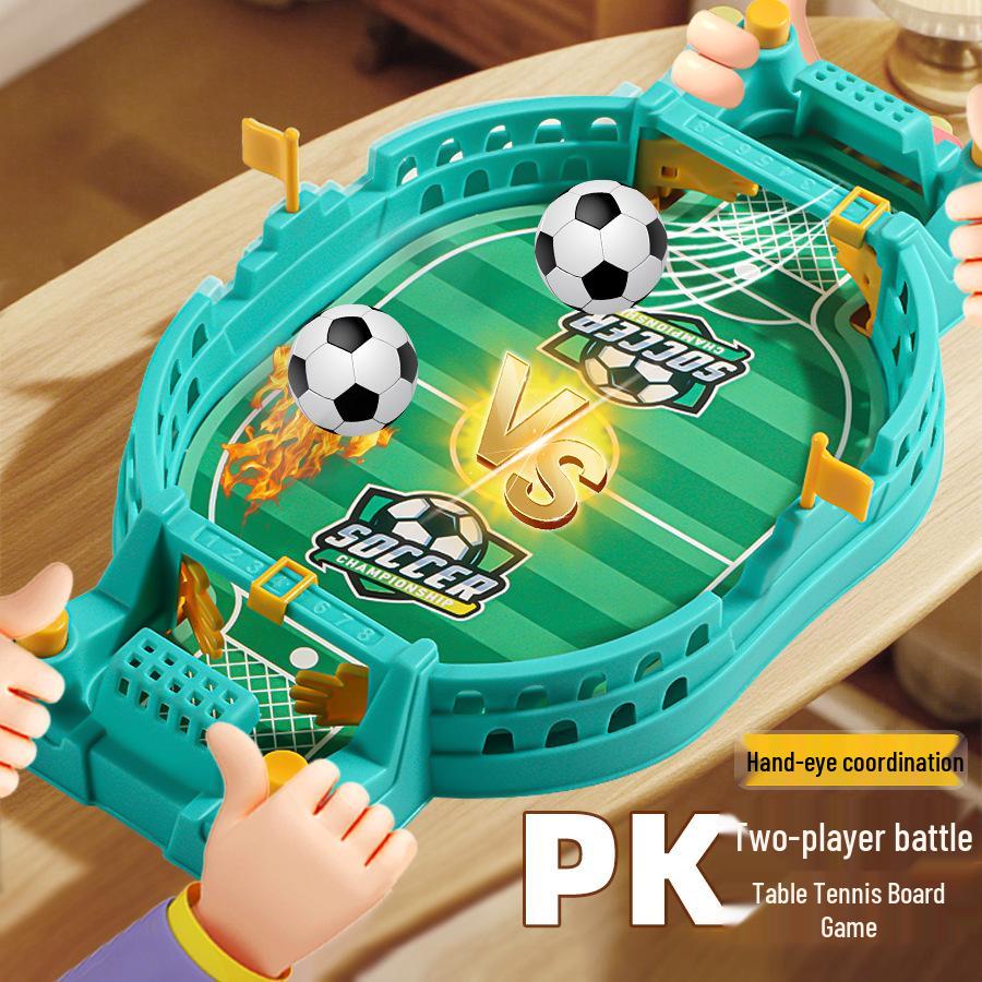 Children's Desktop Flick Soccer Game: Two-Player Indoor Sports Toy for Boys and Parent-Child Fun