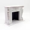 Mini Fireplace Model Toy for 1:12 Doll Houses Realistic Pretend Play Display Fireplaces European Style Hearth Model Accessories Photography Prop