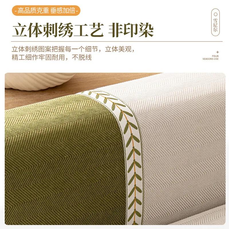 Four Seasons Universal Non-slip Cover Towel  New Entry Luxury Modern Simple High-end Cushion Chenille Sofa Cushion