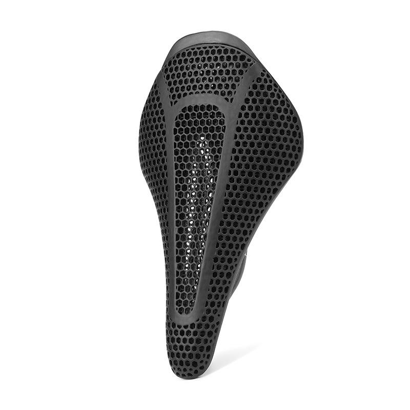 

Yafeng 3D Printed Carbon Fiber Bicycle Seat Cushion Road Mountain Bike Modification Saddle Hollow Comfortable Breathable 26.5x14.5CM чёрный
