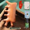 Multi-functional Sandalwood Gua Sha Comb for Face, Eye, Scalp, and Meridian Massage