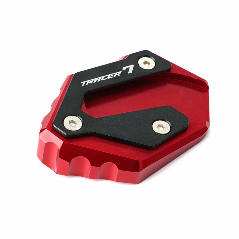 Mais recente para yamaha tracer 7 gt 2022 tracer700 gt 700gt 2018 motocicleta kickstand placa pé ampliador