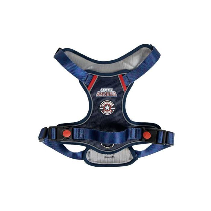 Harnais pour Chien - CERDÁ LIFE'S LITTLE MOMENTS - Spiderman - Confortable - Réglable - Bleu Marvel