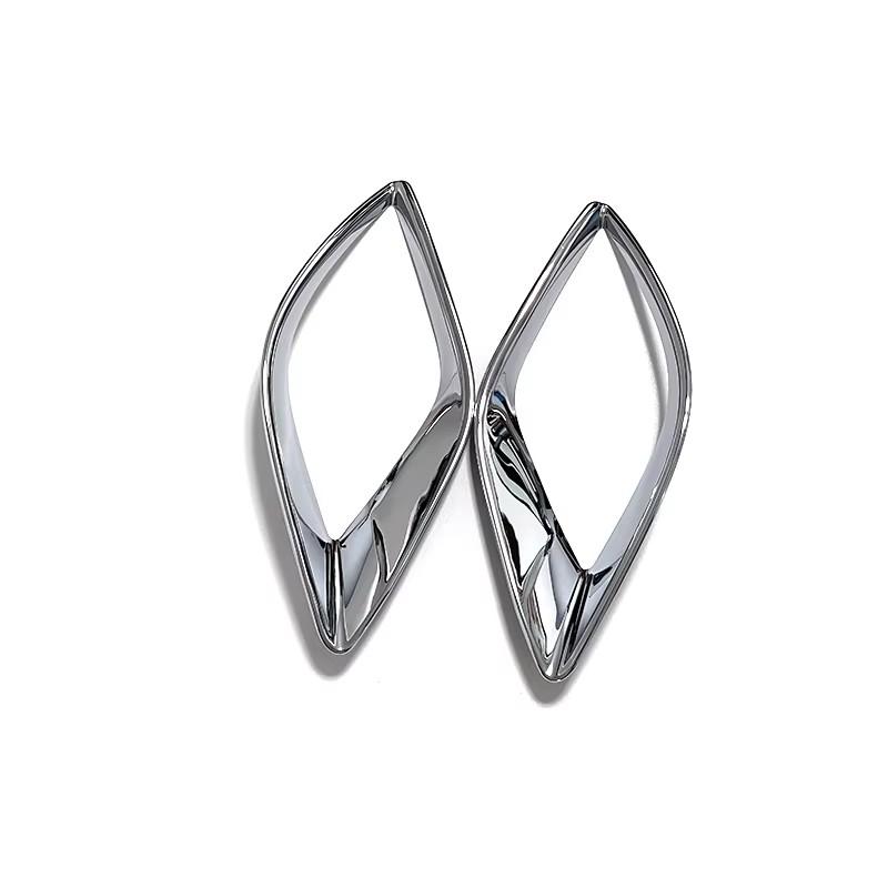 

For Mazda CX-5 CX5 2012 2013 2014 2015 2016 ABS Chrome Rear Fog Light Lamp Cover Trim Foglight Frame Car Styling Accessories срібний