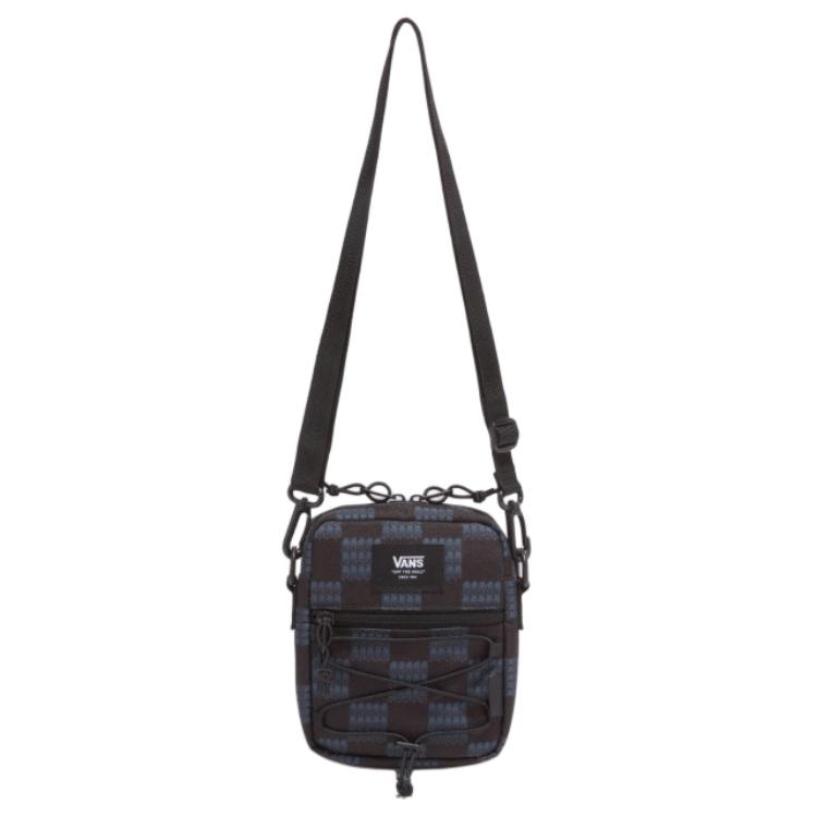Vans X Rarebirth Fashion Casual Trendy Polyester Crossbody Shoulder Bag Unisex bags Black VN000HADD741 Black