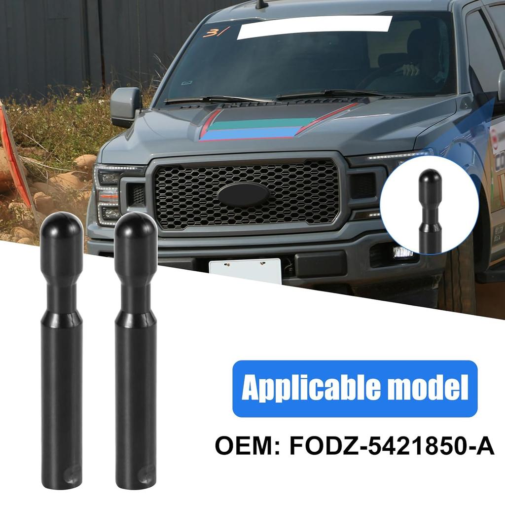 2pcs Car Door Lock Knobs, Auto Inner Door Lock Pull Pin Cap Compatible with F-150, OEM Number FODZ-5421850-A, F150 Accessories Car Replacement