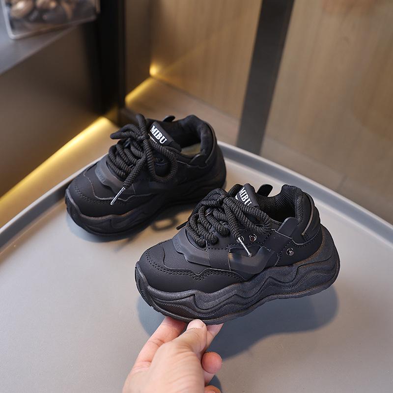 Kindersportschuhe 2025 Herbst neue feste Sohle Jungen Papa-Schuhe leichte Mädchen kleine weiße Schuhe Baby kleine rote Schuhe