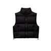Fall and Winter New Arrival Waistcoat Vest Outwear Women's Stand Collar Loose Adhesive Cotton-Padded Jacket Vest 3046214 80711