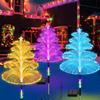 1pc Solar Jellyfish Light Decoration Outdoor Waterproof 2/3/5 Layer Optical Fiber for Pathway Outside Pathway Lawn Patio Decor