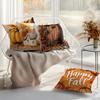 Autumn Theme Pillowcase Cushions 100% Polyester 45X45Cm Throw Pillow Cover Sofa Chair Cushion Cover Pillowslip Home Decor