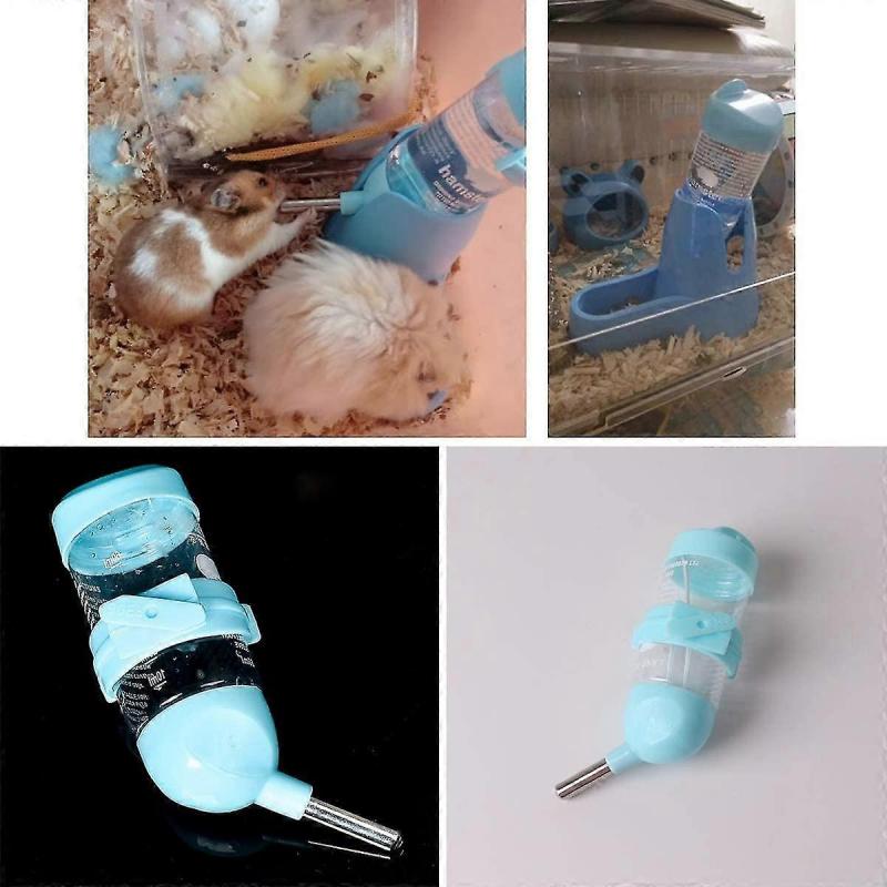 3 In 1 Hamster Hanging Water Bottle Pet Auto Dispenser With Base For Dwarf Hamster Mouse Rat Hedgehog