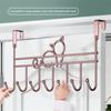 Space Saving Over Door Hooks Punch-Free Door Hanger Rack Hanging Storage Rack  Wall Hanger