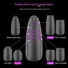 240Pcs Almond Coffin Stiletto Gel Nail Tips With Auxiliary Lines Innovative Press On Nails Ake Nail For Extension Manicure Tool