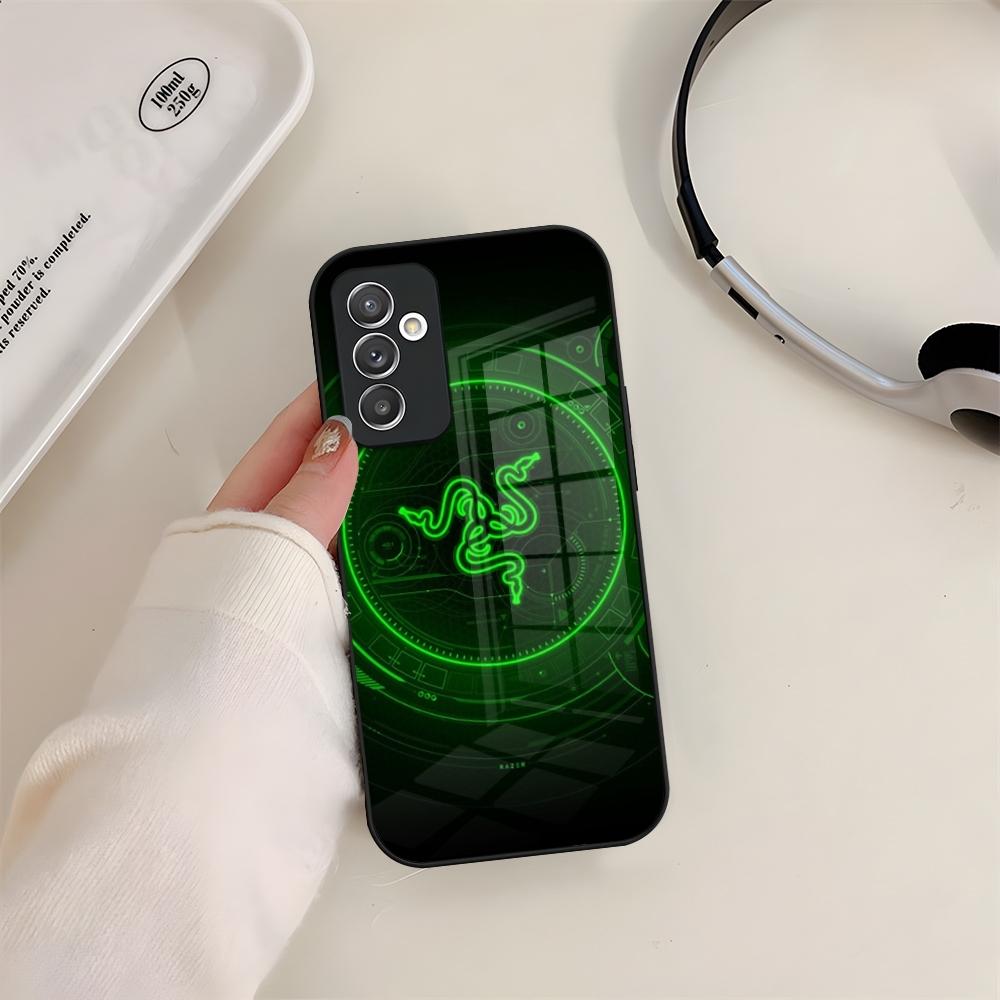 R-Razer Handyhülle Glas Für Samsung S24 S26 S23 S20 S25 S21 S22 Ultra Fe Plus A05 A06 A16 A26 A36 A56 Hülle