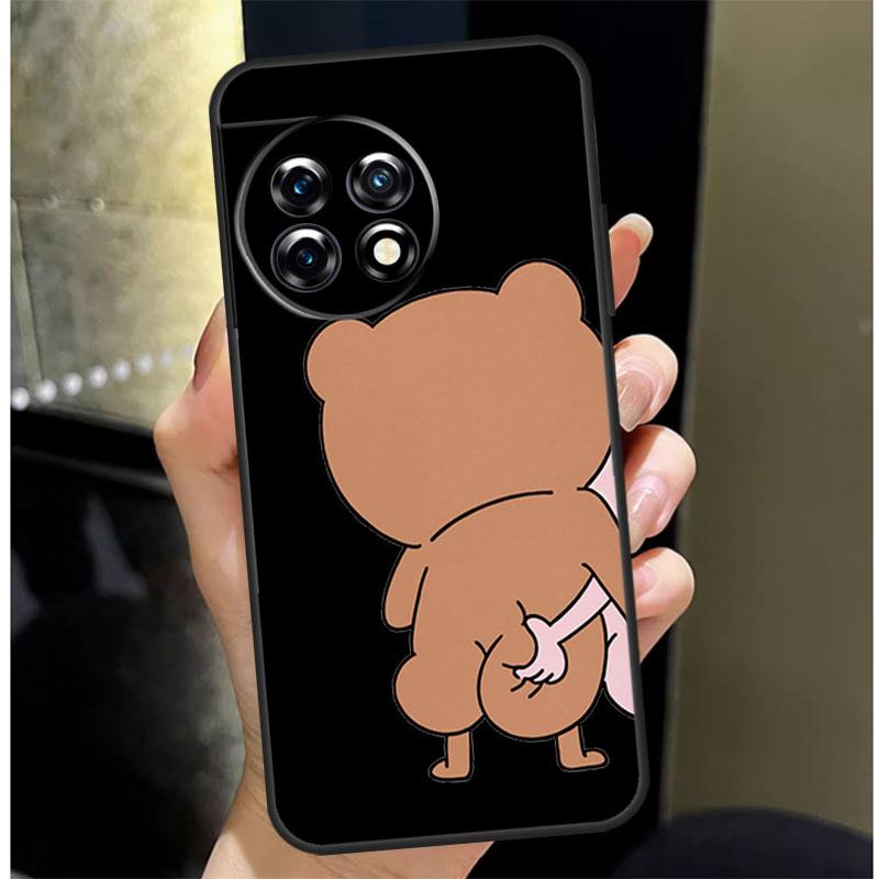 Funny Animal Dog Cats Tiger Couple Cover For OnePlus Nord 4 CE 3 2 Lite N30 N20 N10 OnePlus 13 12 11 10 Pro 10T 8T 12R 13R Case