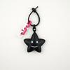 PU Flower Tree Star Pendant Keychain Cable Tie Keyring Bag Accessory Key Holder