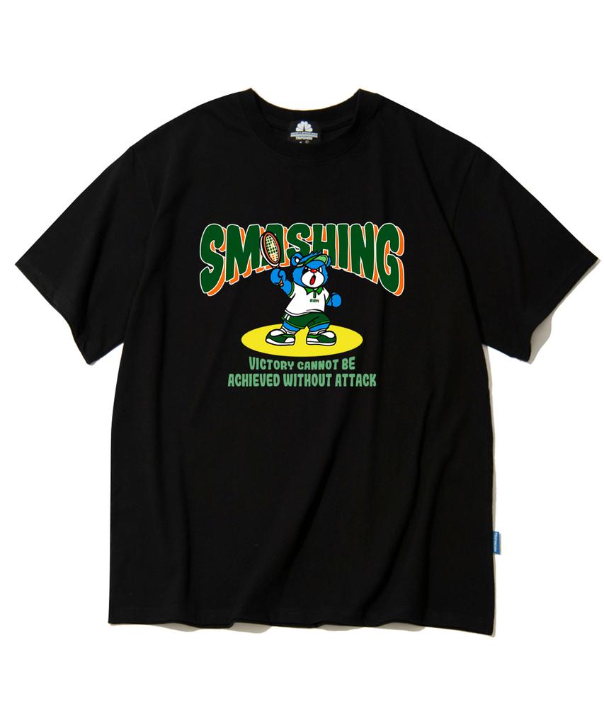 TRIPSHION Smashing Bear Graphic T-Shirt - 8 Colors (Type A)