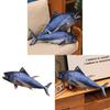 Fish Plush Toy Tuna Cartoon Shape Soft Stuffed Animal For Kids And Babies