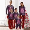 Christmas Prints Family Matching Long Sleeve Tops+Pants Set Family Matching Sets