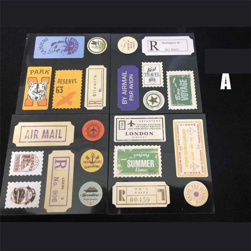 

Винтажные дорожные марки Канцелярские товары Наклейки для запечатывания Наклейки для скрапбукинга DIY Украшение дневника Альбомы Блокнот TRAVELER S A