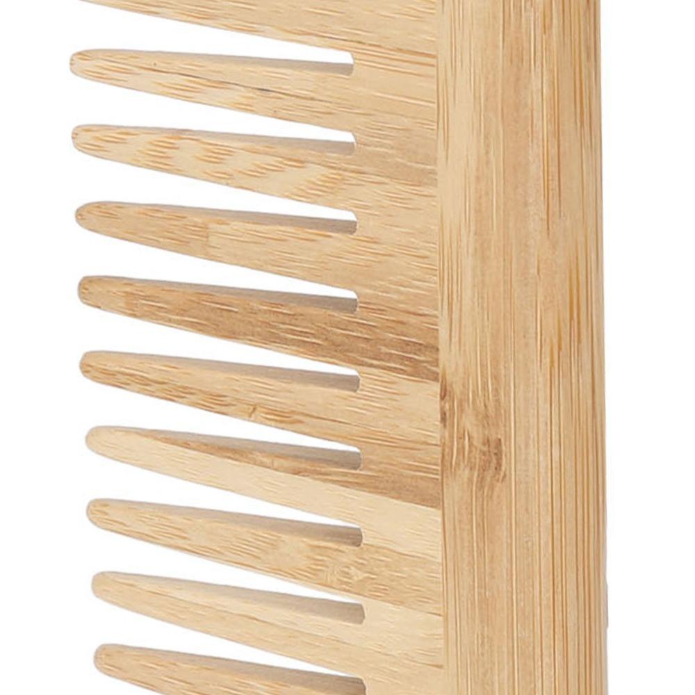 Durable Wide Tooth Comb Portable Wood Comb For Salon Bamboo Comb Home Use