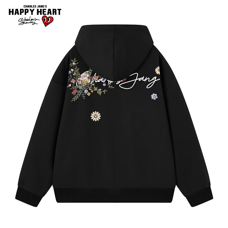 

Charles Heart Logo Hooded Cardigan Sweatshirt L