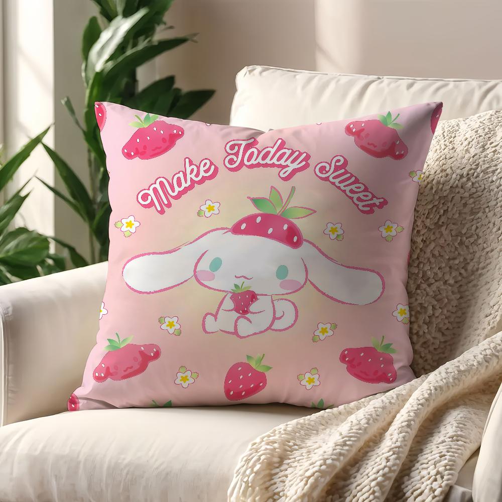 SRO C-Cinnamoroll f cushion cover Best Home Office Coffee Pillow Sofa Printing Decoration Room Shop Car Nordic Simplicity Hit