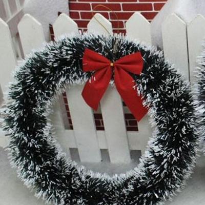 35cm Christmas Wreath Decorations High Quality Artificial Christmas Door Festival Garland Hanging Wreath Kit Set
