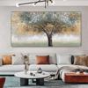 Abstract Tree Painting Print On Canvas Wall Art Poster Decor Modern Landscape Picture for Living Room Home Decoration