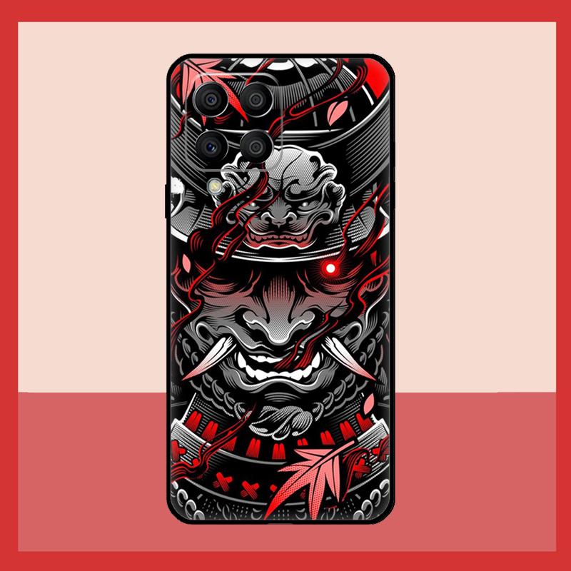 Samurai Mask Demon Case For Samsung Galaxy M56 M12 M06 M32 M52 M35 M55 M15 M11 M13 M14 M16 M36 M31 M53 M34 M54