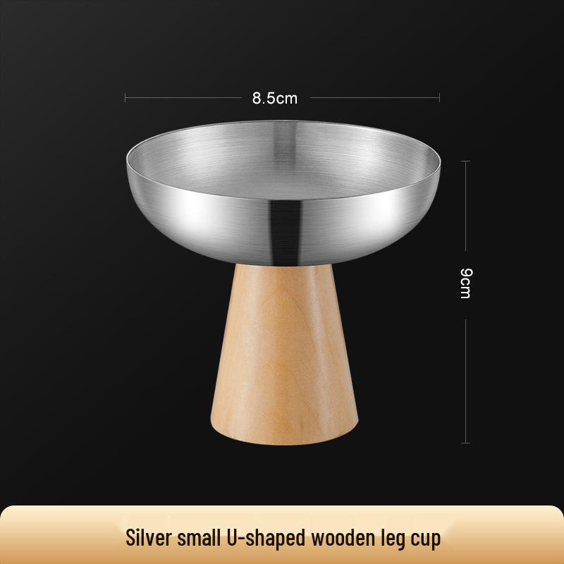 Stainless Steel High-Footed Ice Cream and Dessert Cup