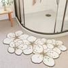 Cherry Blossom Bathroom Rug Super Absorbent Bath Mat Non-slip Entrance Diatomite Mat Doormat Toilet Carpet Bathroom Accessories