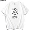 Hot Sale Red Han Linkin Park Short-sleeved T-shirt Men Women European and American Rock Band Tide Cotton Loose Casual Oversized Top Summer New Tee