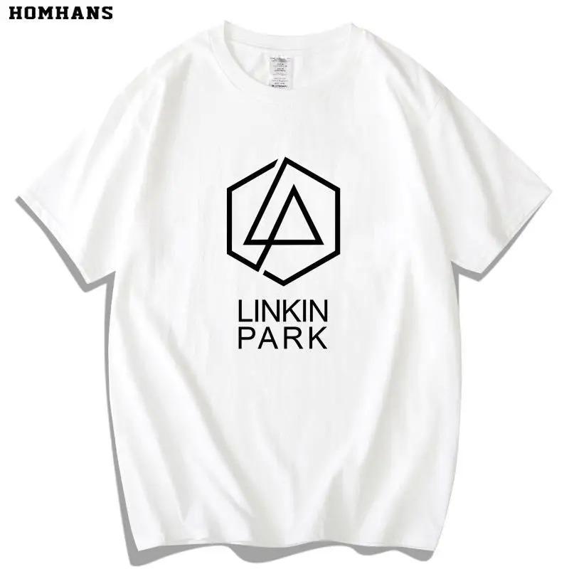Hot Sale Red Han Linkin Park Short-sleeved T-shirt Men Women European and American Rock Band Tide Cotton Loose Casual Oversized Top Summer New Tee