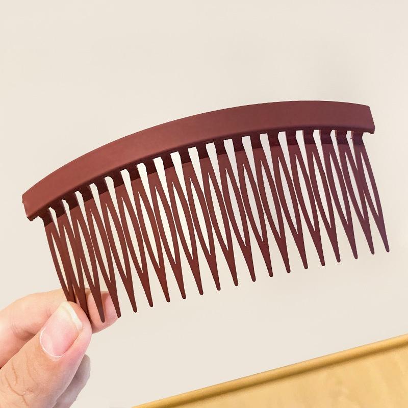 AISHG Women Fashion Hair Comb Large Simple Hairpin Bangs Fixed Arrangement Broken Hair Accessories Back Head Hair Comb Headdress