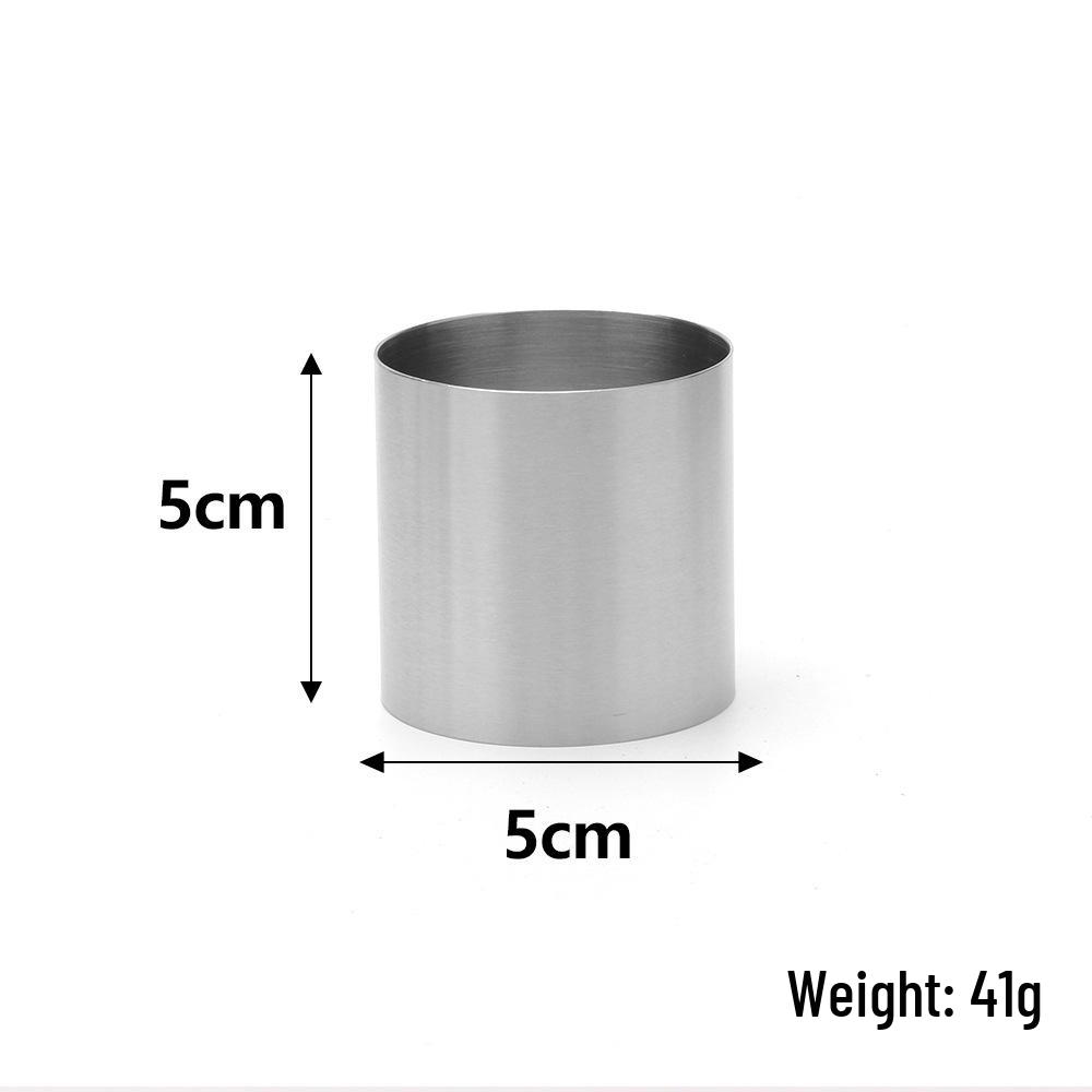Бесшовное кольцо из нержавеющей стали для торта и мусса для выпечки