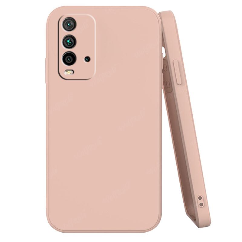 For Cover Xiaomi Redmi 9T Case Redmi 9T Capas Liquid Silicone Shockproof Phone Back Bumper TPU Soft Case Redmi 9T Fundas 6.53"