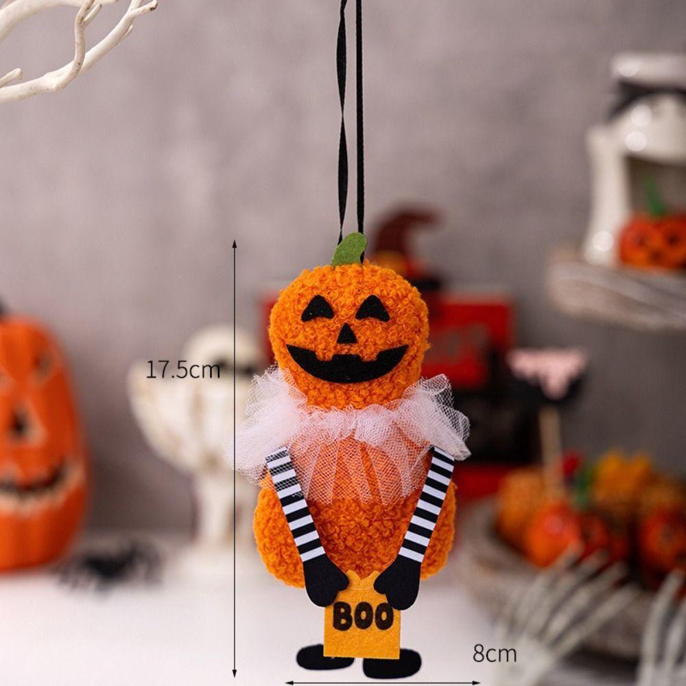 Ghost Halloween Hanging Pendant Black Cat Halloween Decoration Halloween Doll Pendant  Wall Hanging