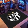 1pc Santos SFC logo Entrance Mat, Non-Slip Mat Area Rug,Room Decor, Outdoor Decor, Kitchen Rug,Doormat - Machine Washable, Easy to Clean