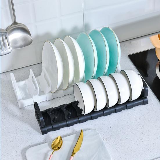 

Прочная экономия места Для хранения Легко чистимая пластиковая кухонная сушилка для посуды для дома