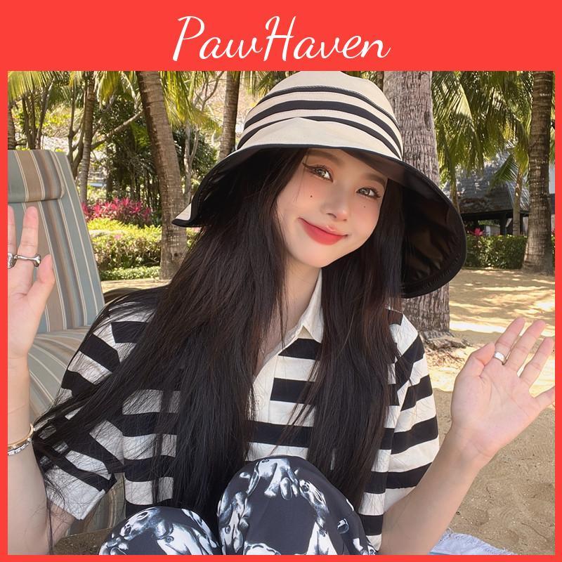 Sun Summer Stylish Protection Hat Women Korean Fashion Versatile Look Younger
