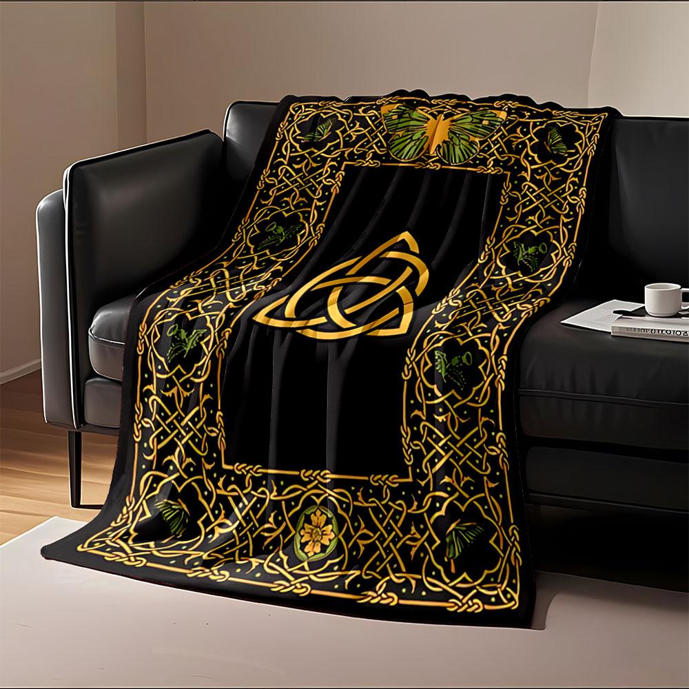 Celtic Knot Design Blanket for All Seasons Blanket Lunch Break Throw Gift