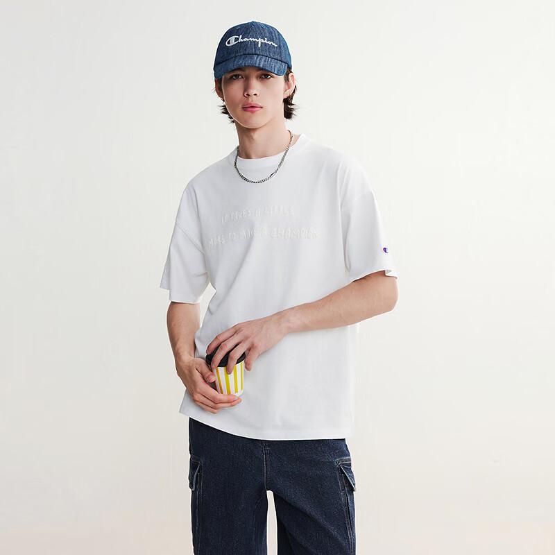 Champion Unisex Cotton Short-Sleeve T-Shirt with Logo