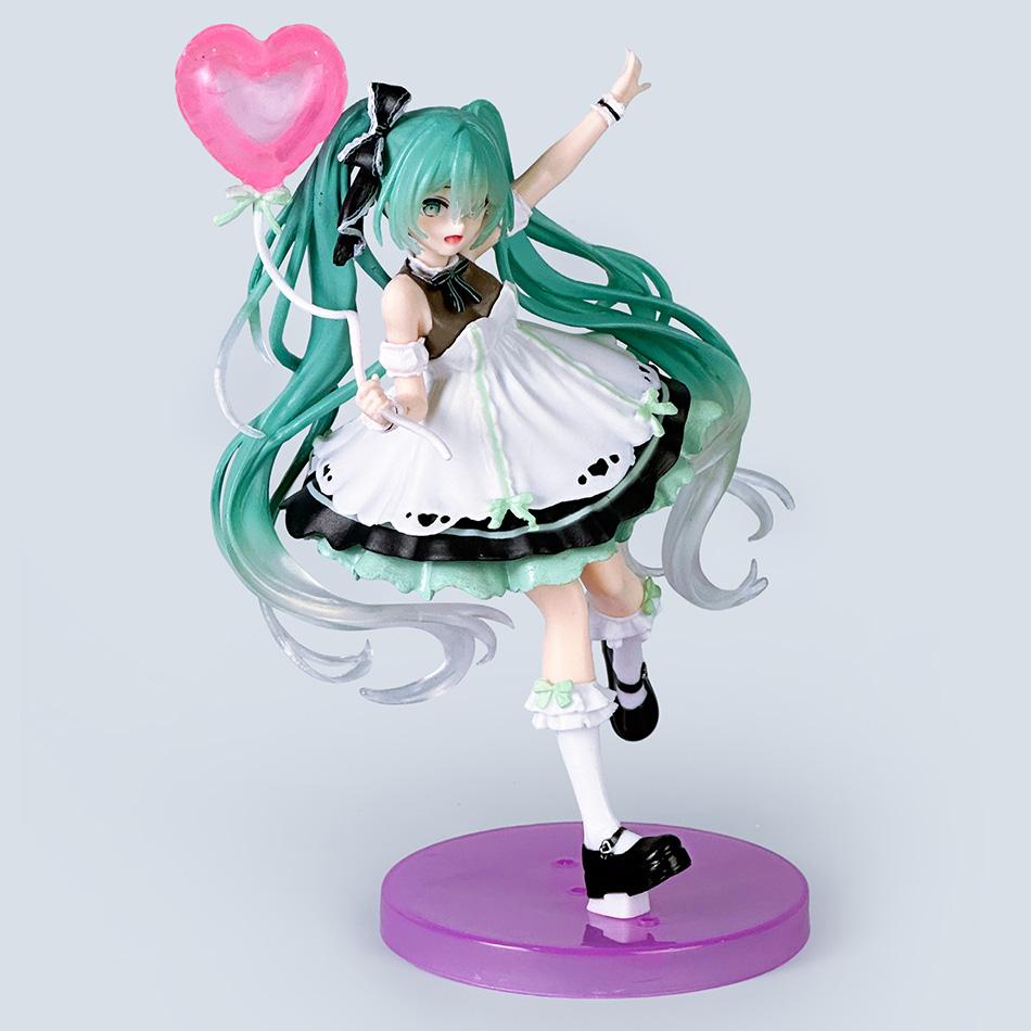 Original Hatsune Miku Birthday Party  AMP Figure Ver. Anime Action Model Collectible Toys Gift
