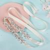 High-End Rhinestone Belt: Elegant Bridal and Evening Gown Waist Accessory